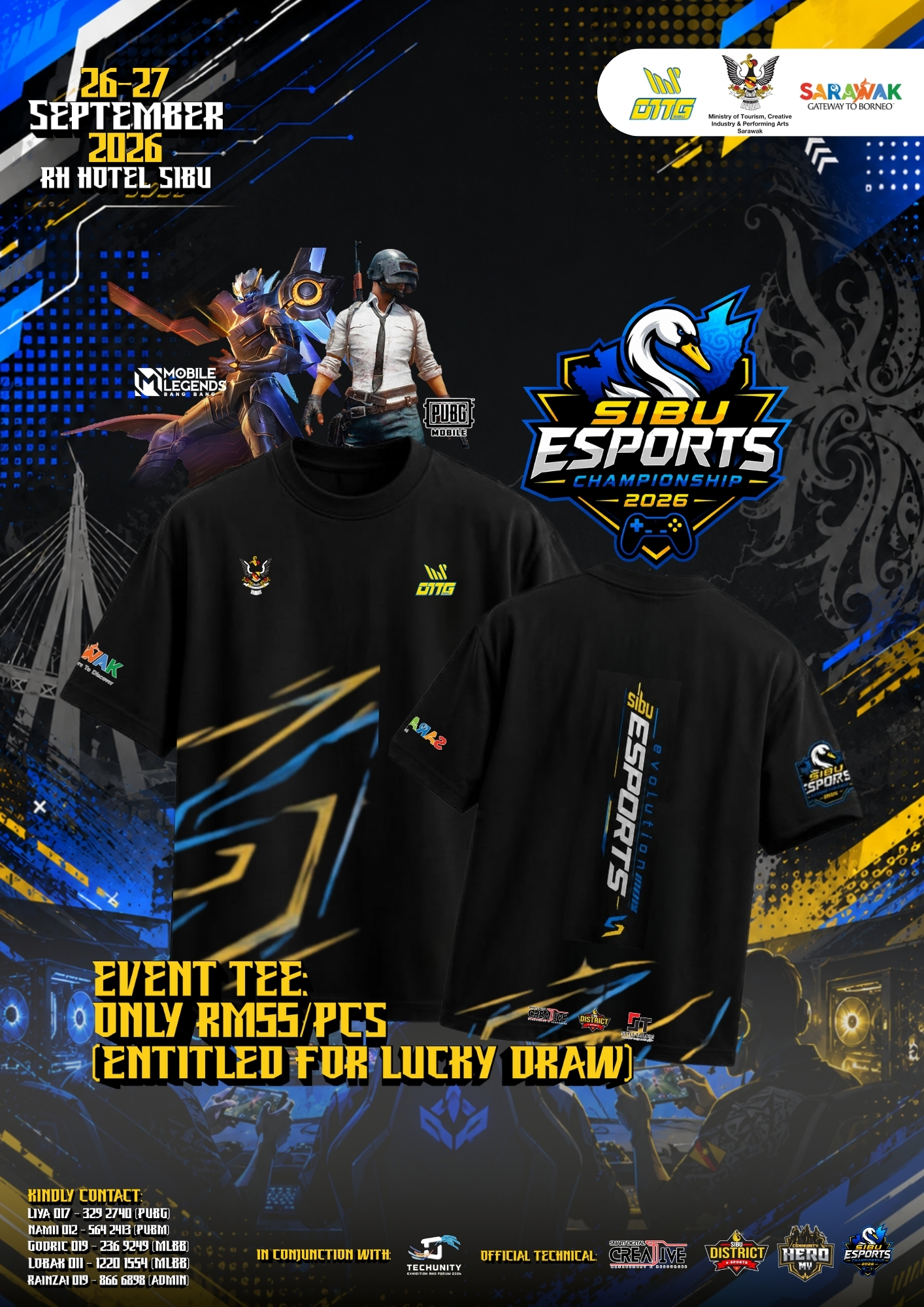 SIBU ESPORTS CHAMPIONSHIP EVENT TEE