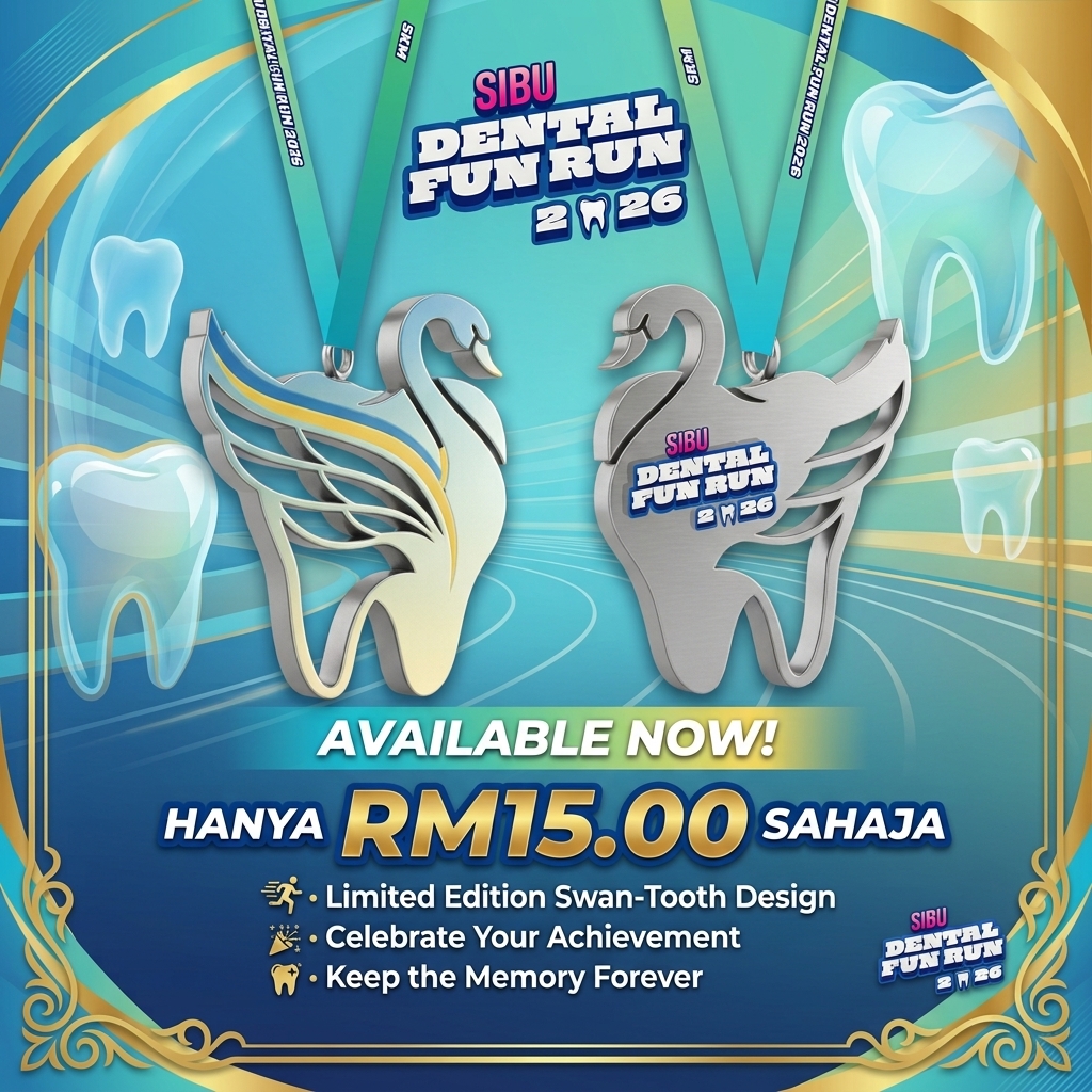DENTAL FUN RUN EVENT MEDAL
